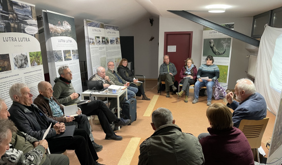 Diskussionsrunde zum Fachgruppenabend Foto: Jan Schimkat